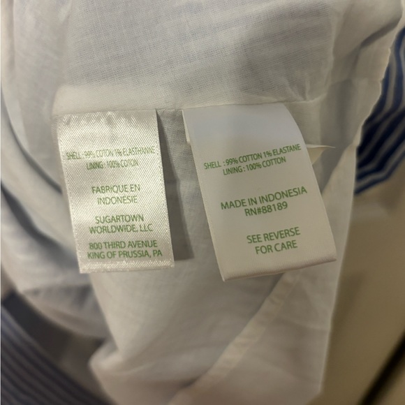 NWT Lilly Pulitzer Tassie Midi Dress Oxford Stripe Coastal Blue Size 6 - Picture 10 of 14